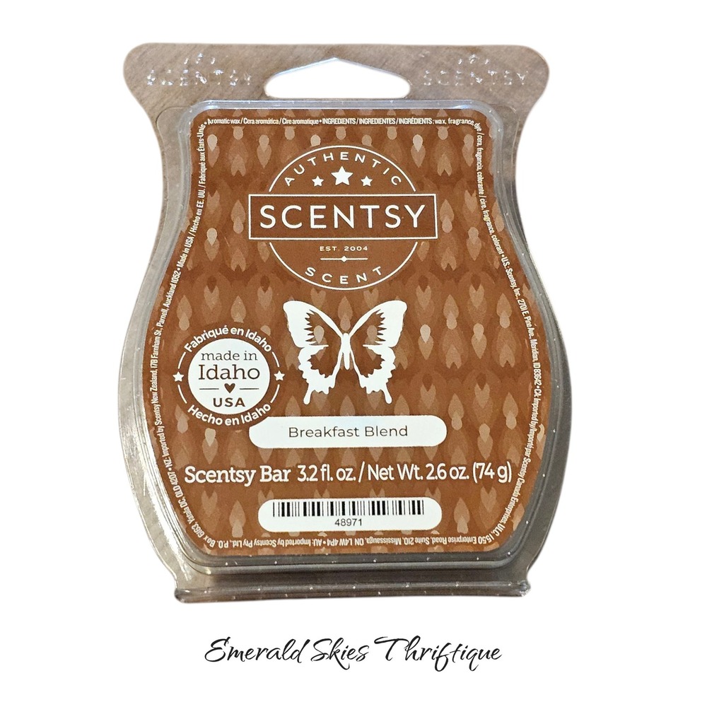 Scentsy breakfast blend bar, new. Free shipping